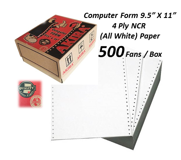 4PLY COMPUTER FORM (500 FANS)