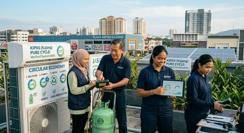 environmentally sustainable refrigerant management Malaysia