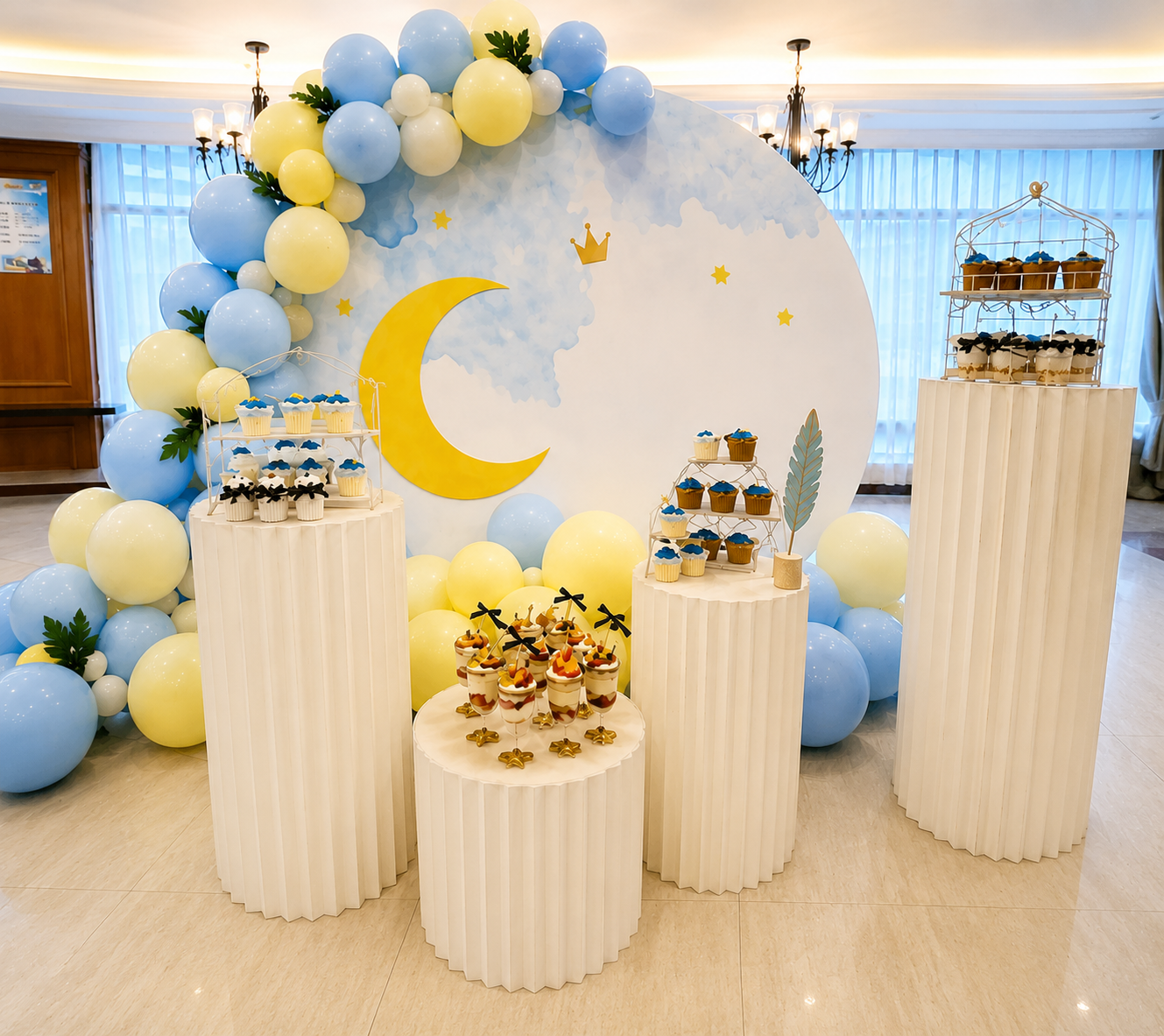 Party Balloon Round Backdrop Decor Package