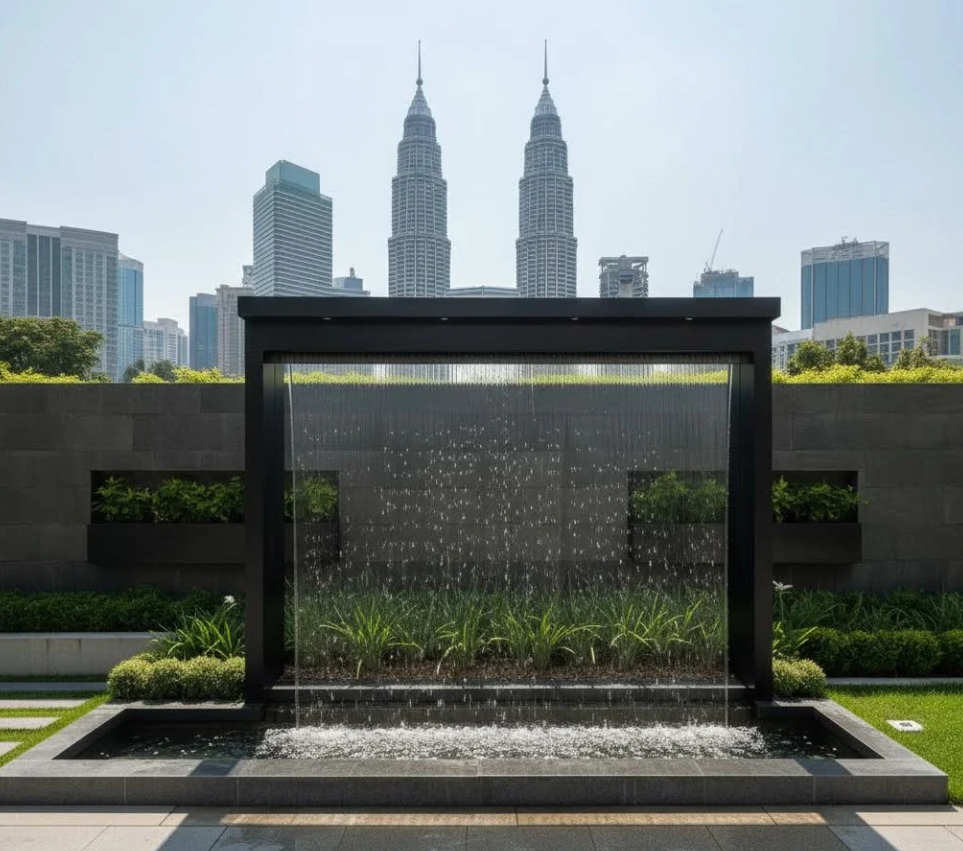 Landscape Water Fountain Contractor Malaysia 马来西亚景观喷泉承包商 Kontraktor Air Pancut Landskap Malaysia