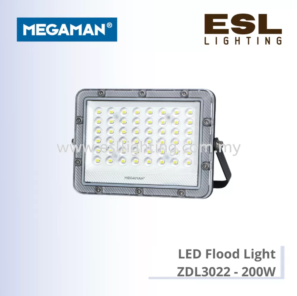 MEGAMAN LED FLOOD LIGHT ZDL3022 200W IP65 SIRIM