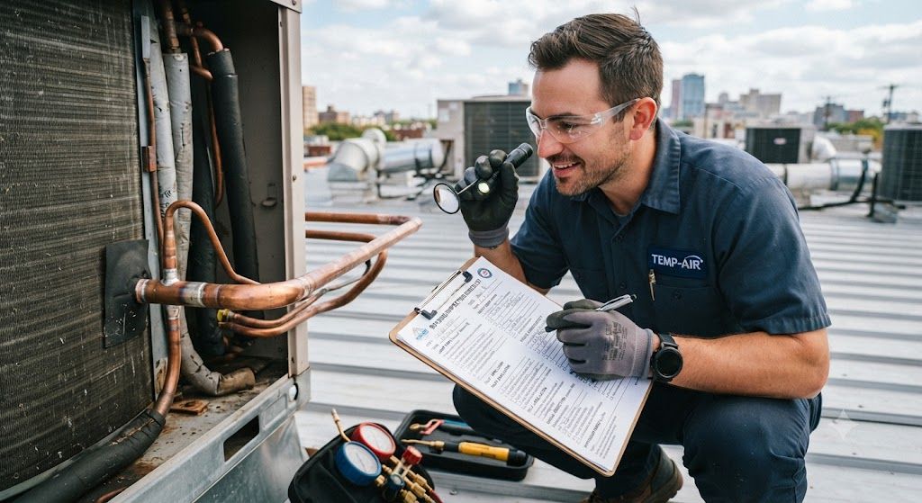 brazing inspection checklist HVAC systems