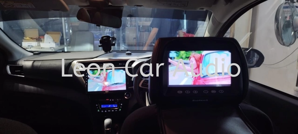 Leon perodua new myvi 8" full hd headrest led monitor