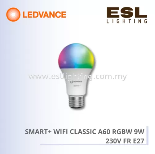 LEDVANCE SMART+ WIFI CLASSIC A60 RGBW 9W 230V FR E27 - 4058075485013