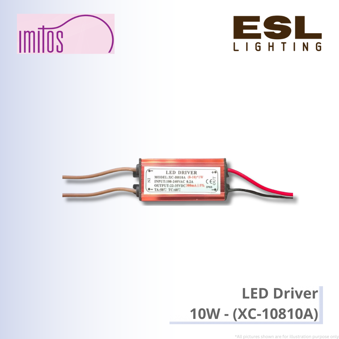 IMITOS LED Driver 10W - XC-10810A IP65