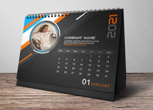 calendar with logo