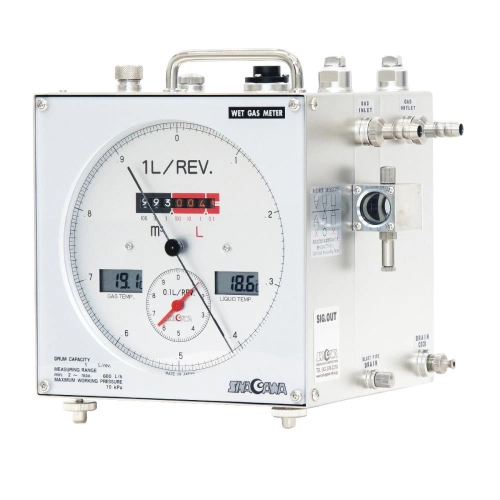 W-NK type Wet Gas Meter for Experimentation/Environmental Measurement