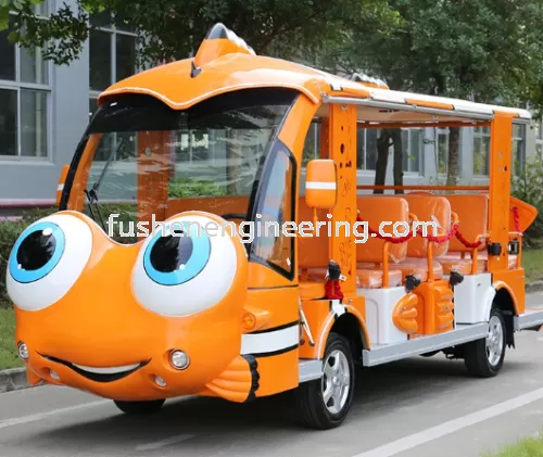 FUSHEN 14 Seater Electric Customized Sightseeing Bus (Model:DN-14F-5E Clownfish)