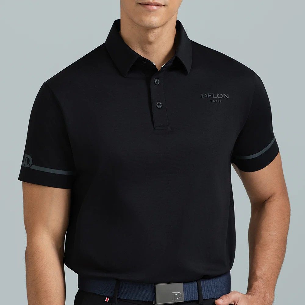 Delon - AeraFlex Performance Solid Line - Men Polo