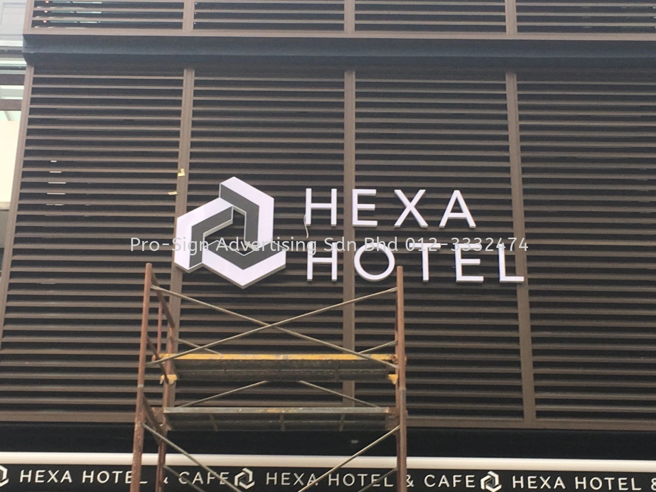 3D BOX UP LED FRONT LIT (HEXA HOTEL, KL, 2019)