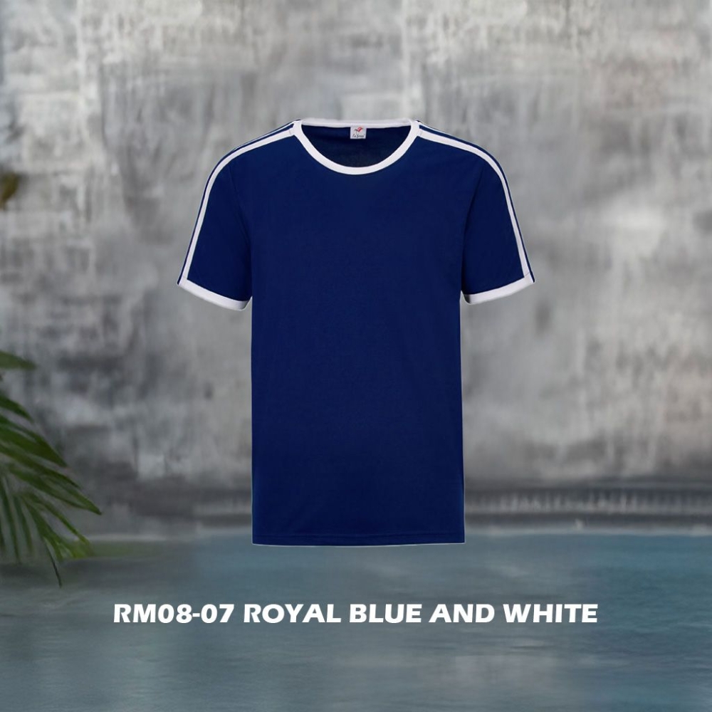 RM08-07 Royal Blue and White
