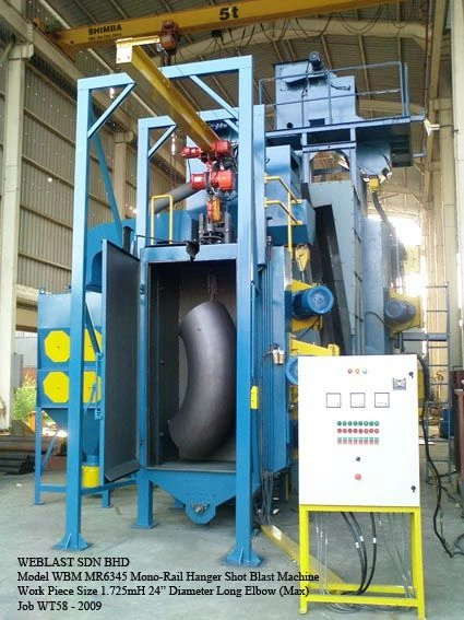 Monorail Hanger Blasting Machine