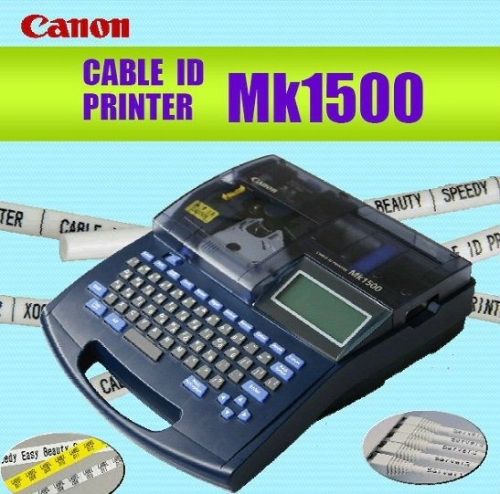 Canon Cable ID Printer MK-1500 Hot Marker Cable Labelling ID Printer LM 31B  -ink ribbon cassette
