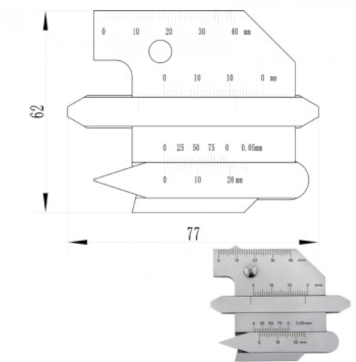 GUANGLU Multifunctional welding gauge