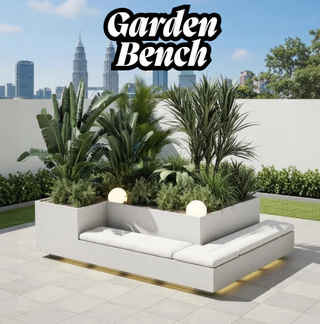 Modern Fiberglass Furniture Malaysia 现代玻璃钢家具 Perabot Gentian Kaca Moden Malaysia