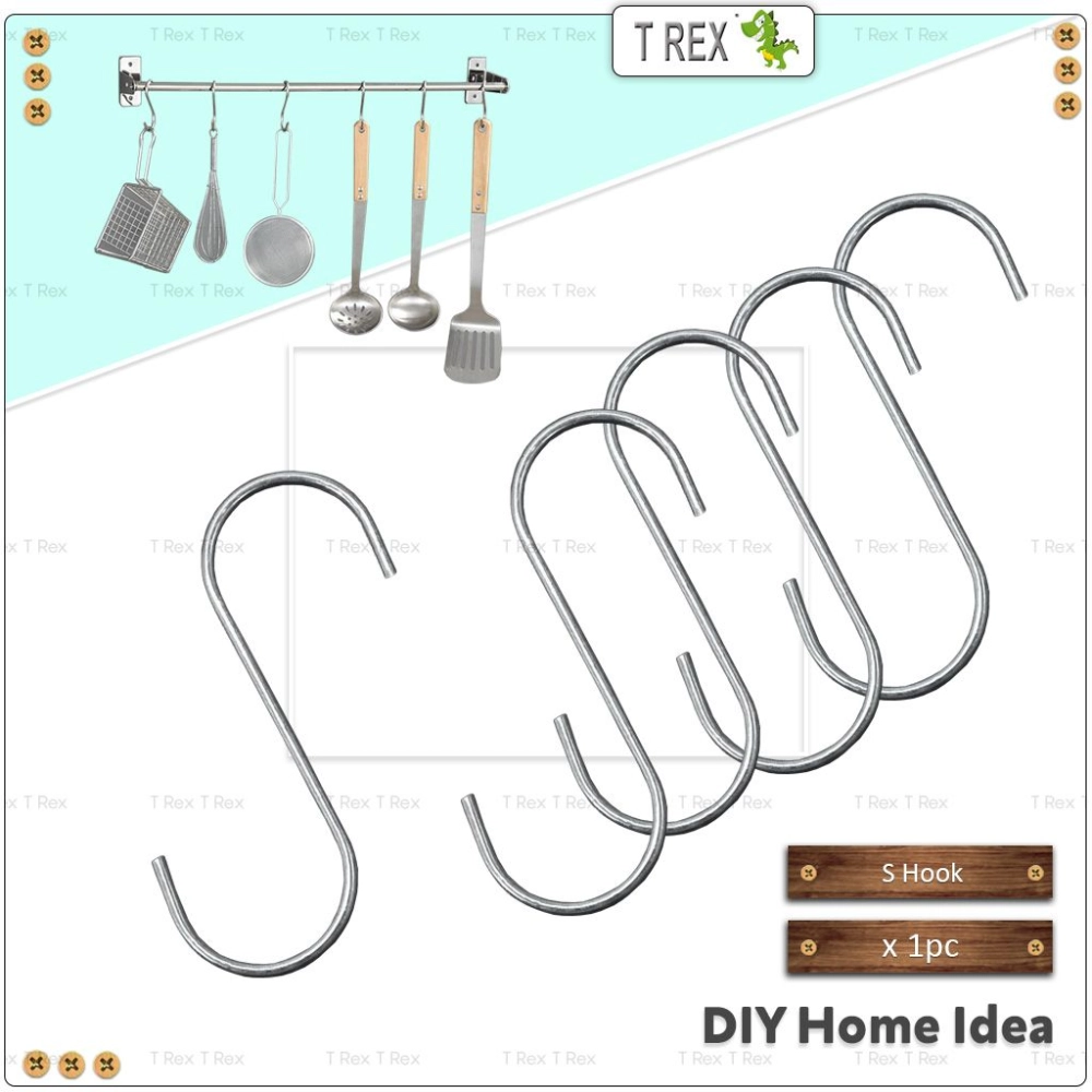 T Rex Multi Use S Hook Stainless Steel