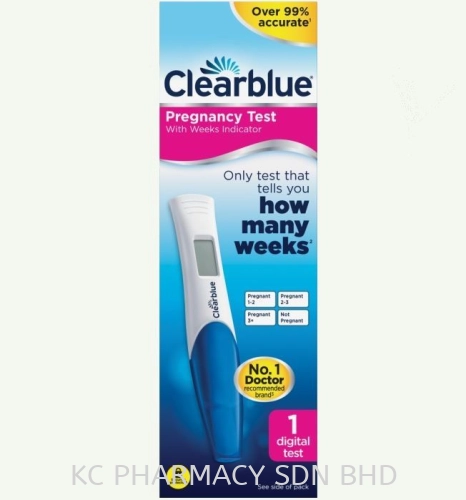 [New Packing] Clearblue Digital With  Conception Indicator  Test 1's (EXP : 12/2025)