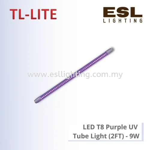 TL-LITE UV TUBE - LED T8 PURPLE UV TUBE LIGHT (2FT) - 9W