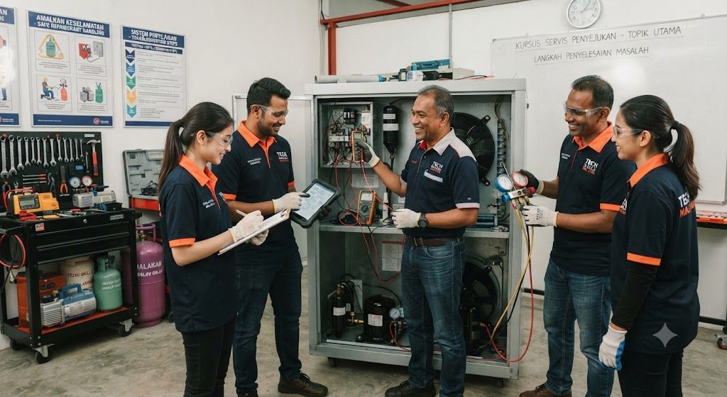 Refrigeration equipment servicing course Malaysia