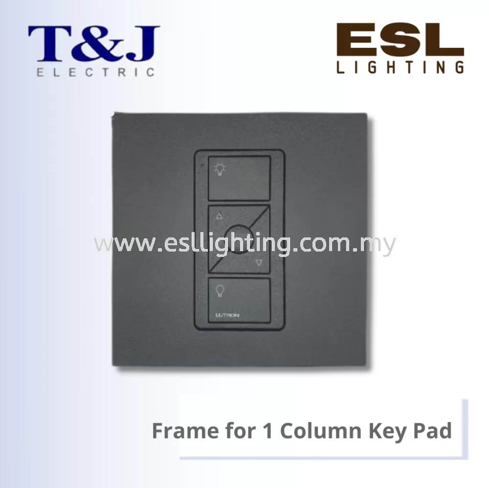 T&J LAVINA"95" SERIES Frame for 1 Column Key Pad - JC1501A-LWH / JC1501A-LBL / JC1501A-DAD / JC1501A-BL