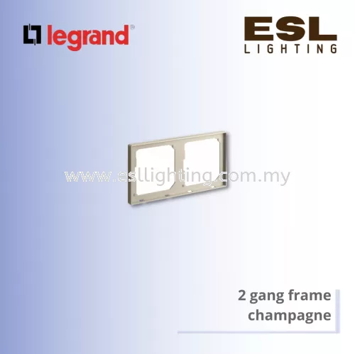 Legrand Galion™  2 gang frame champagne