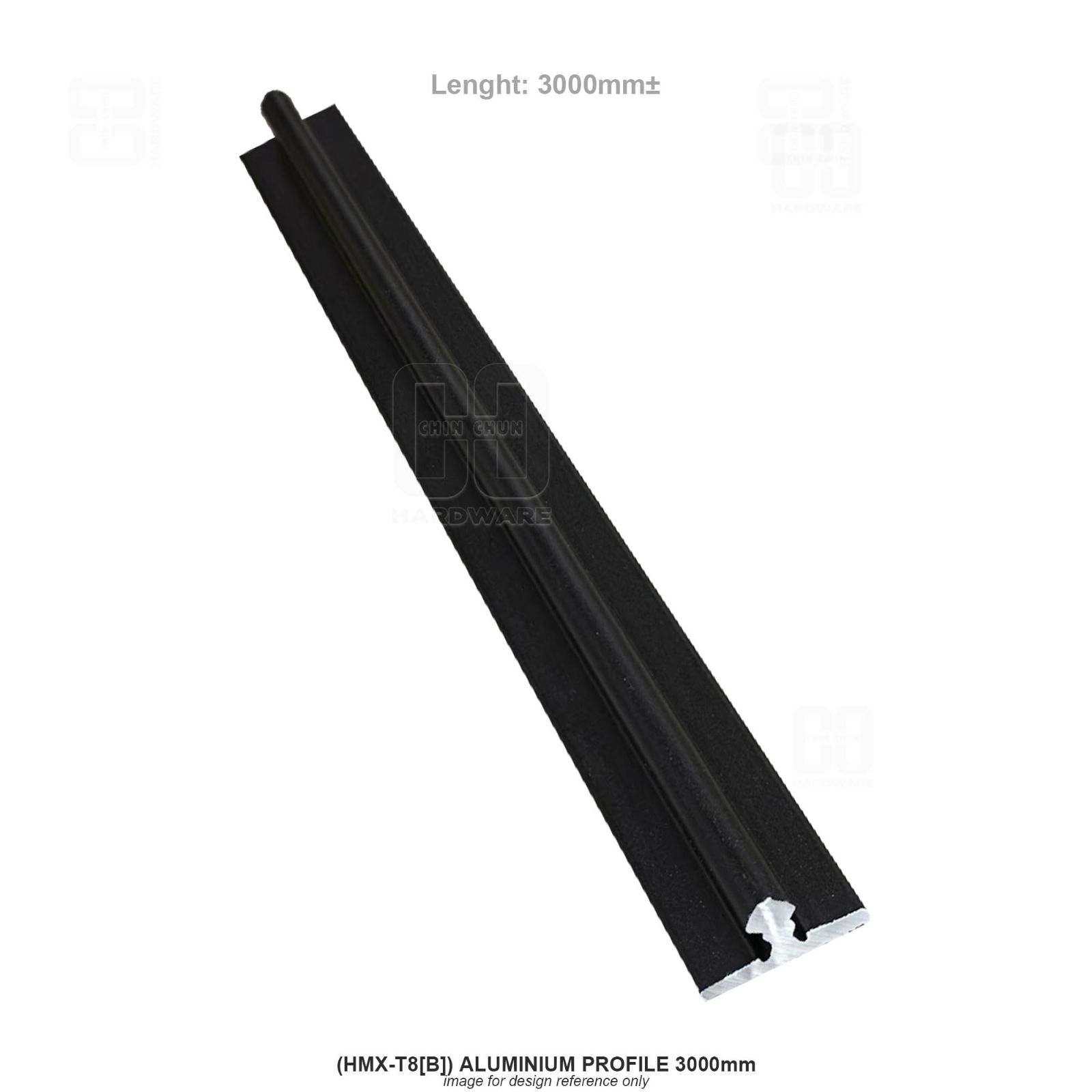 (HMX-T8[B]) ALUMINIUM PROFILE 3000mm