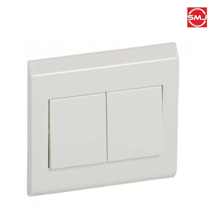 Legrand 617603MY Belanko-S 16A 2 Gang 2 Way Switch 