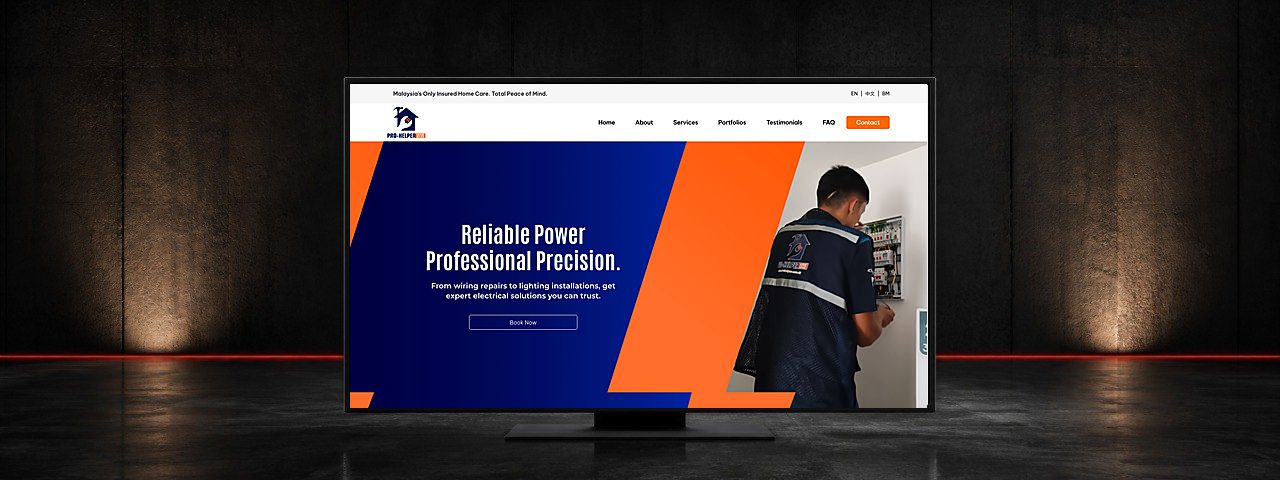 Kajian Kes Reka Bentuk Laman Perkhidmatan Rumah Pro Helper di Cheras, Selangor