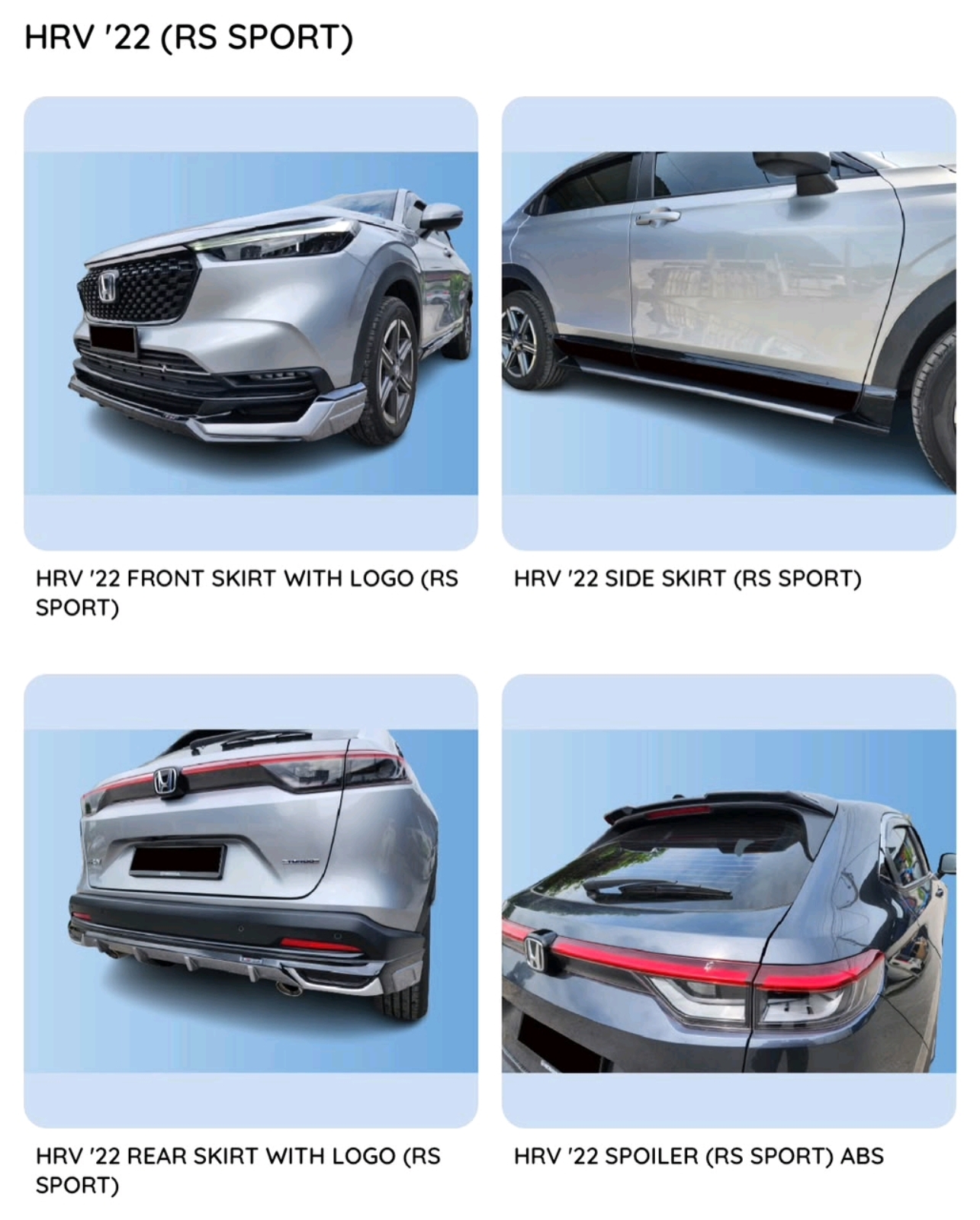 HRV RS Sport Bodykit