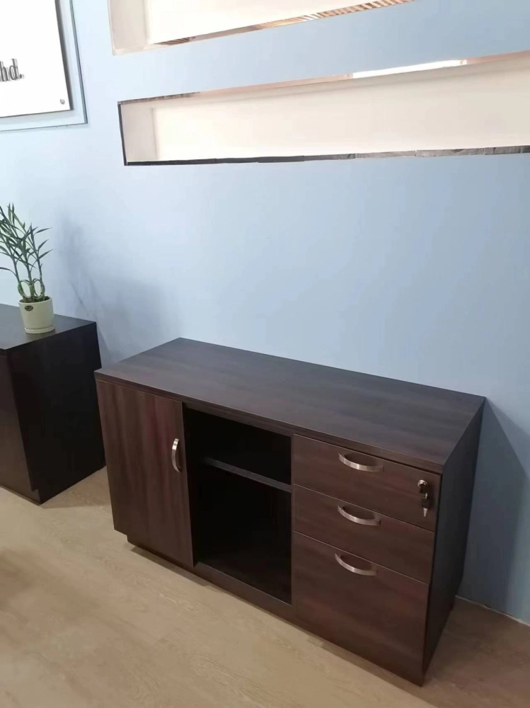 Office Furniture Set Up Renovate | Reception Manager Table | Low Office Cabinet | Director High Back Chair | Office Furniture | Pembekal Meja Pejabat | KL | Cheras | Ampang | Shah Alam Cyberjaya | Putrajaya| Kulim |Kedah | Penang 