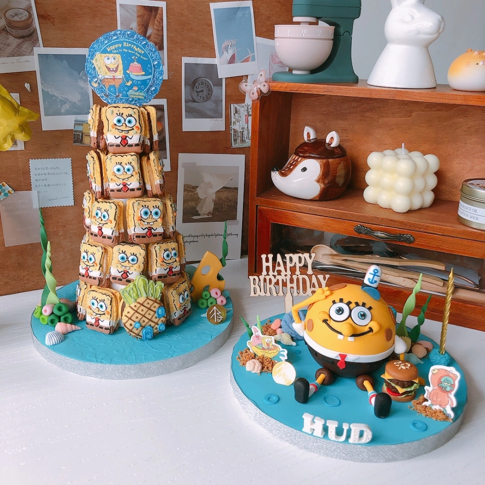 Spongebon Macaron Set