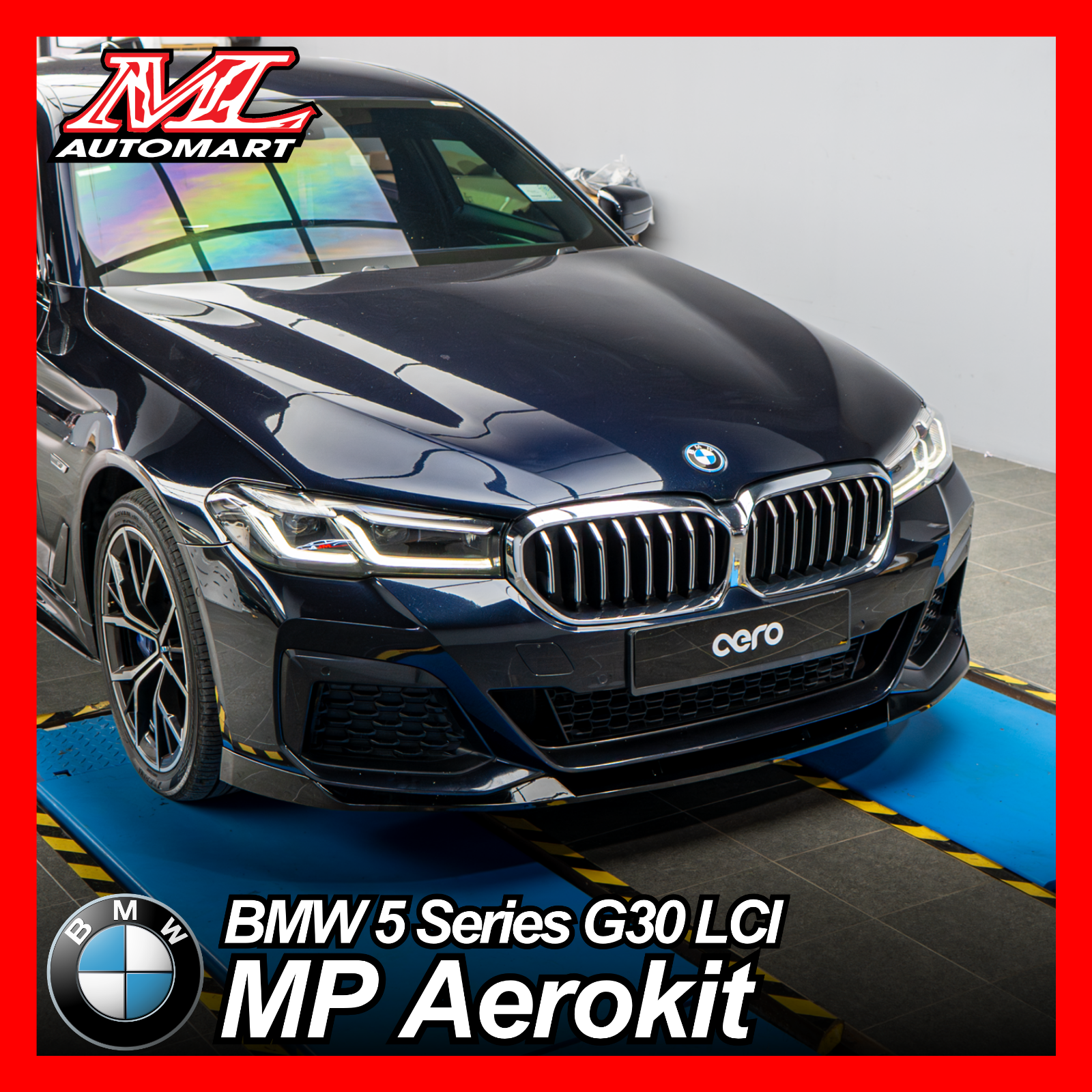 BMW 5 Series G30 LCI : M Performance Aerokit Set
