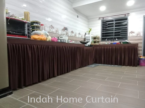 Taman Sentosa House Table Top Skirting ( Before And After)