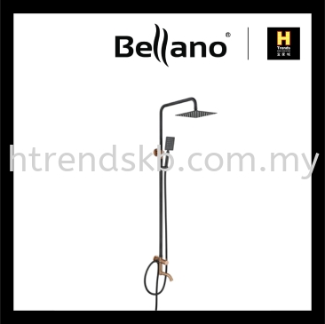 Bellano 3Way Shower Post (Square-Rose Gold) BLN-5143S-RG