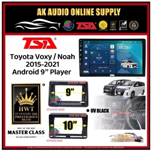 818 2+32GB◾TSA Toyota Voxy / Noah R80 2014 - 2021 Android  9''/10'' inch DSP/QLED/CARPLAY Car Player Monitor - AK Audio Supply Sdn Bhd