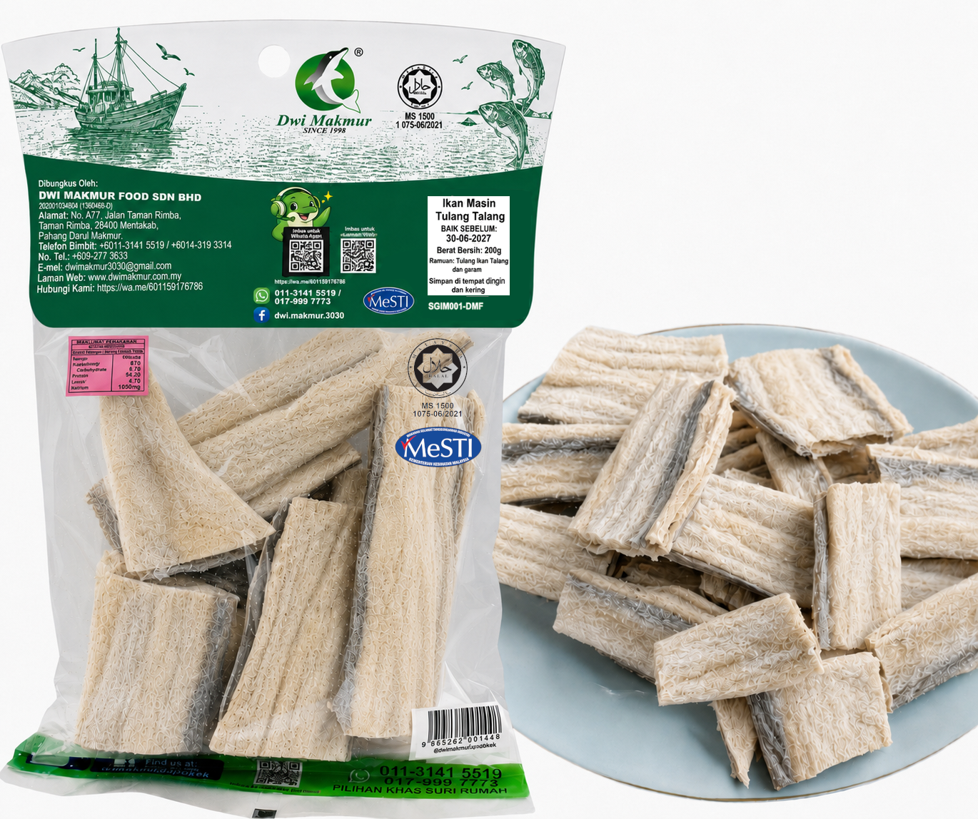 Scomberomorus Koreanus 200 Grams RM6.40 X 5 Units C.Dwi Makmur