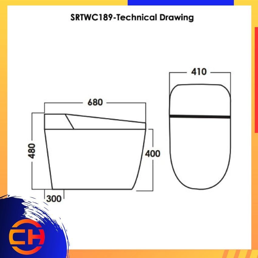 SORENTO INTELLIGENT WATER CLOSETS  SRTWC189