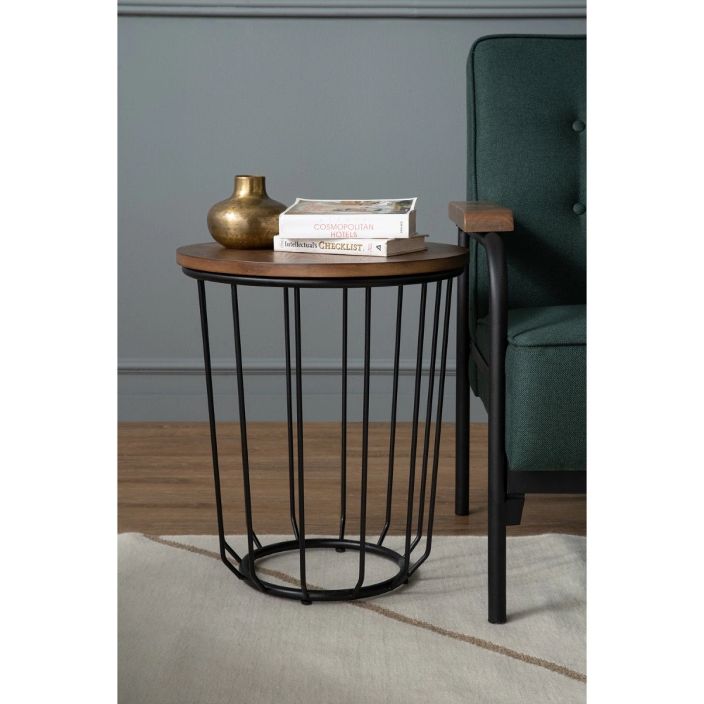 Flux Side Table - Walnut