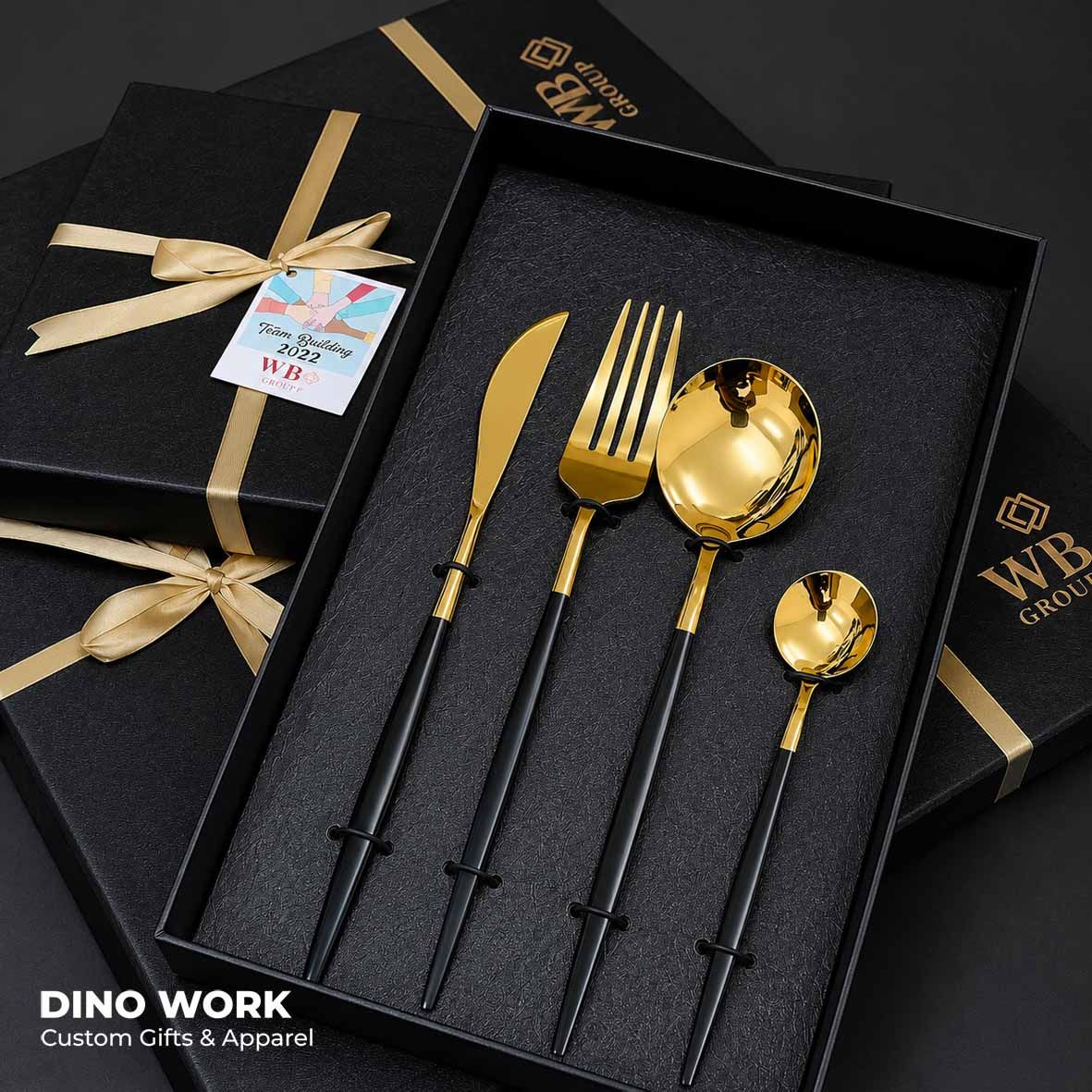Custom Premium Cutlery Gift Set (4 in 1)