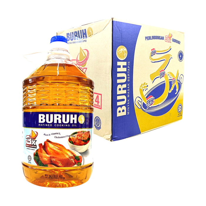 Cap Buruh Cooking Oil ( 5KG x 4)