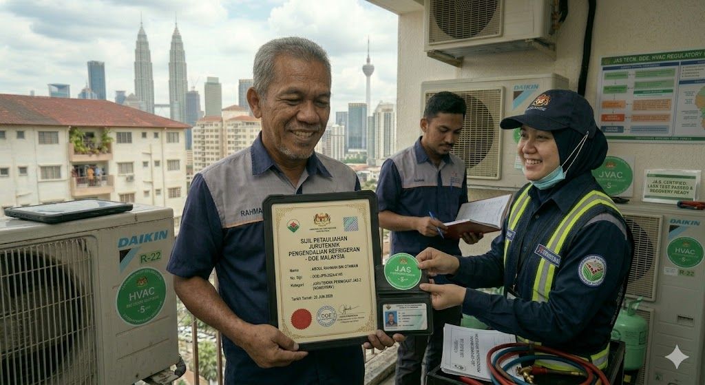 JAS refrigerant competency certification