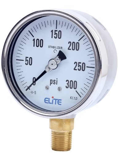 SS Case Brass Pressure Gauges (Din Case) P-35