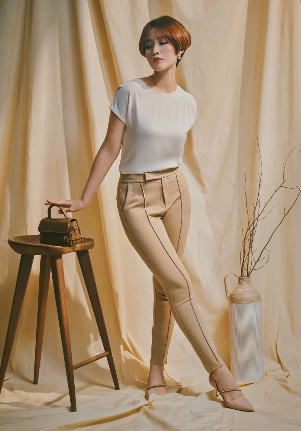 Aurelia Georgette Blouse
