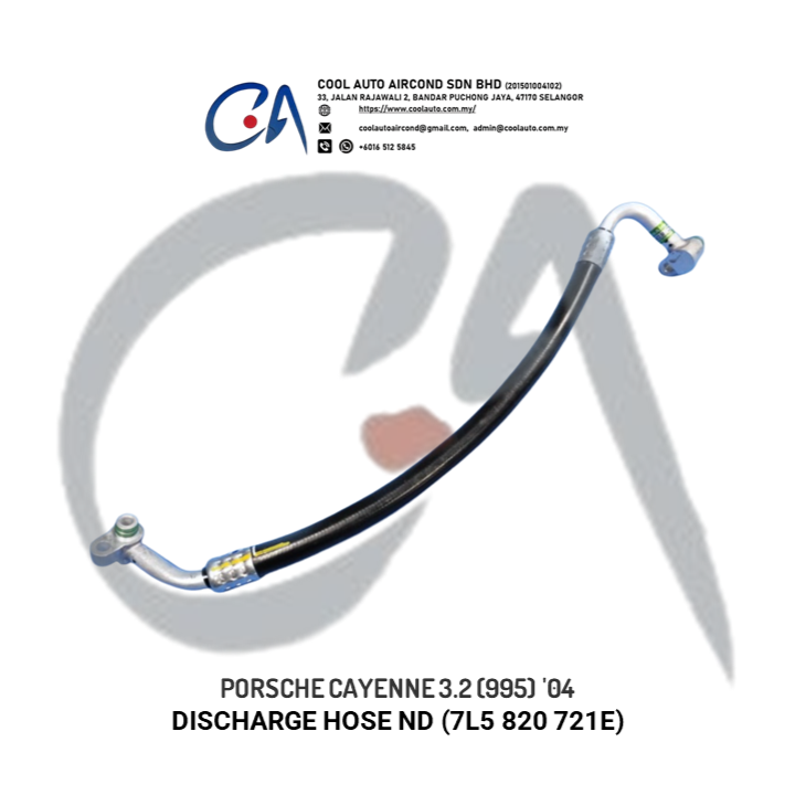 PORSCHE CAYENNE 3.2 (995) '04 DISCHARGE HOSE ND (7L5 820 721E)