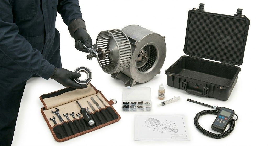 HVAC Motor Bearing Emergency Repair