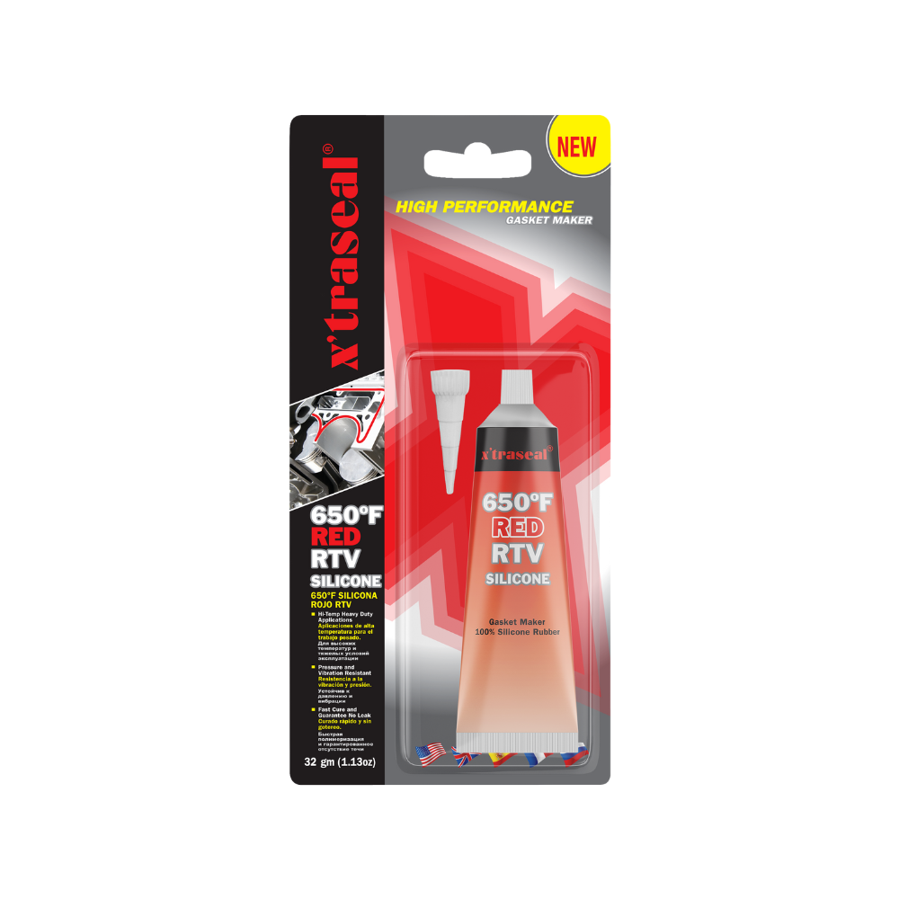 x'traseal 650掳F Red RTV Silicone 85gm