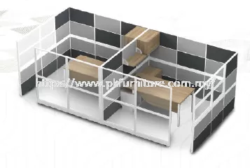 Open Plan System 60 - 2 Pax Office Workstation
