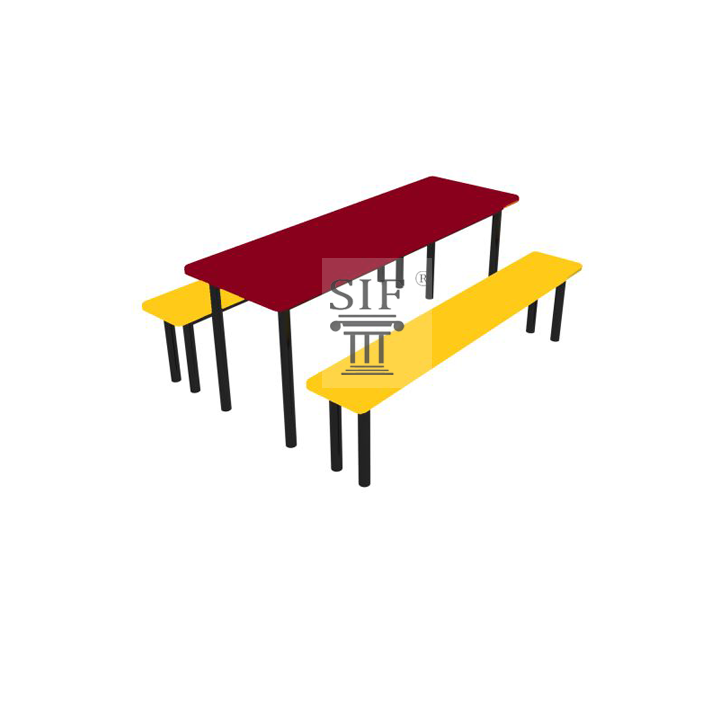 SOU-C6D1 Fiberglass Canteen Table & Bench
