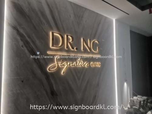 Stainless Steel Gold 3D Signboard at Kepong | Ijok | Rawang | Gombak