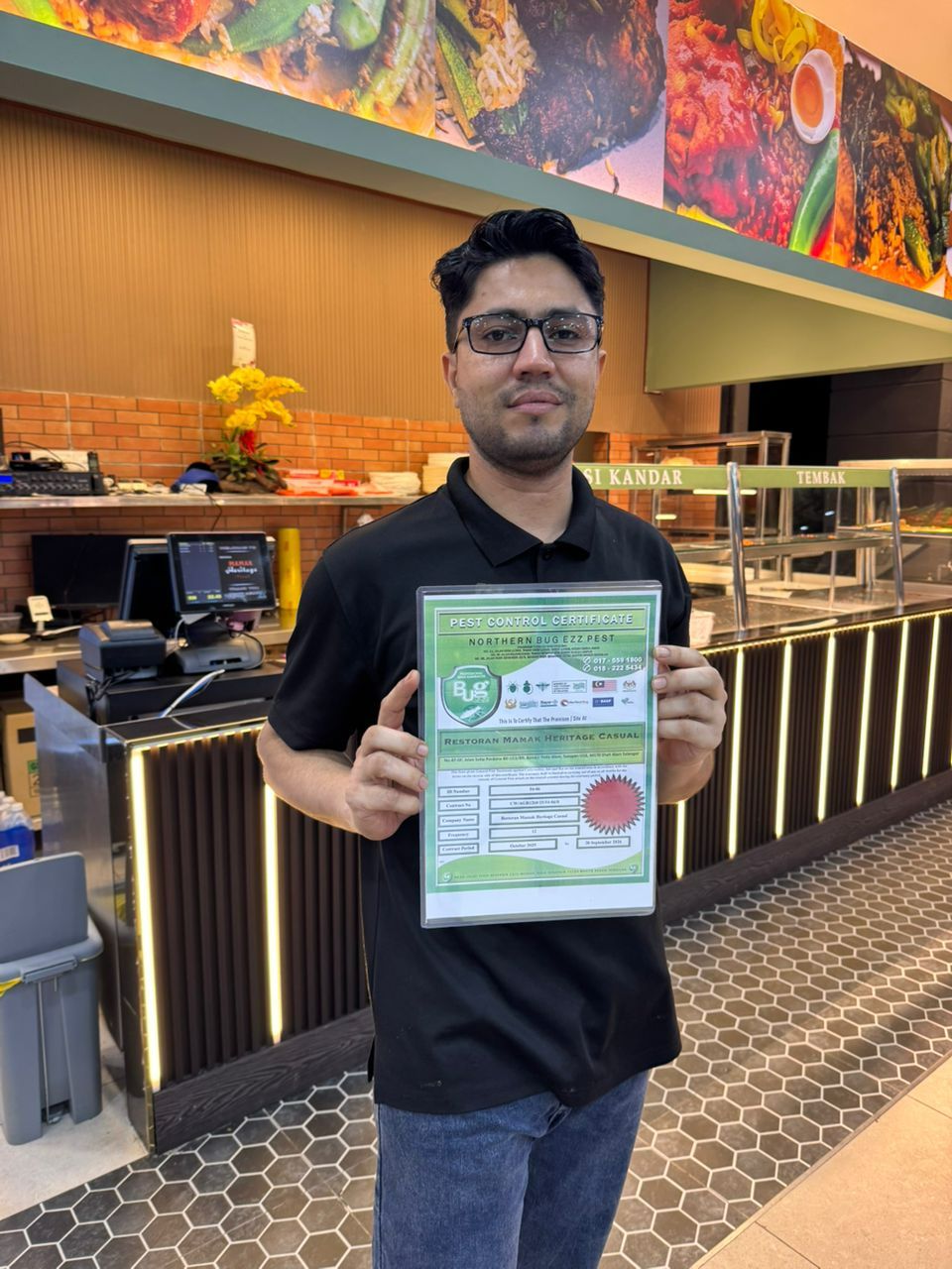 A Reliable Pest Control Partner for Our Mamak Restaurant's Logo